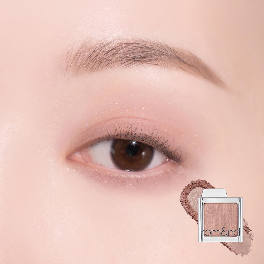 rom&nd SLIDE IN SINGLE Eyeshadow with Shimmer Finish
