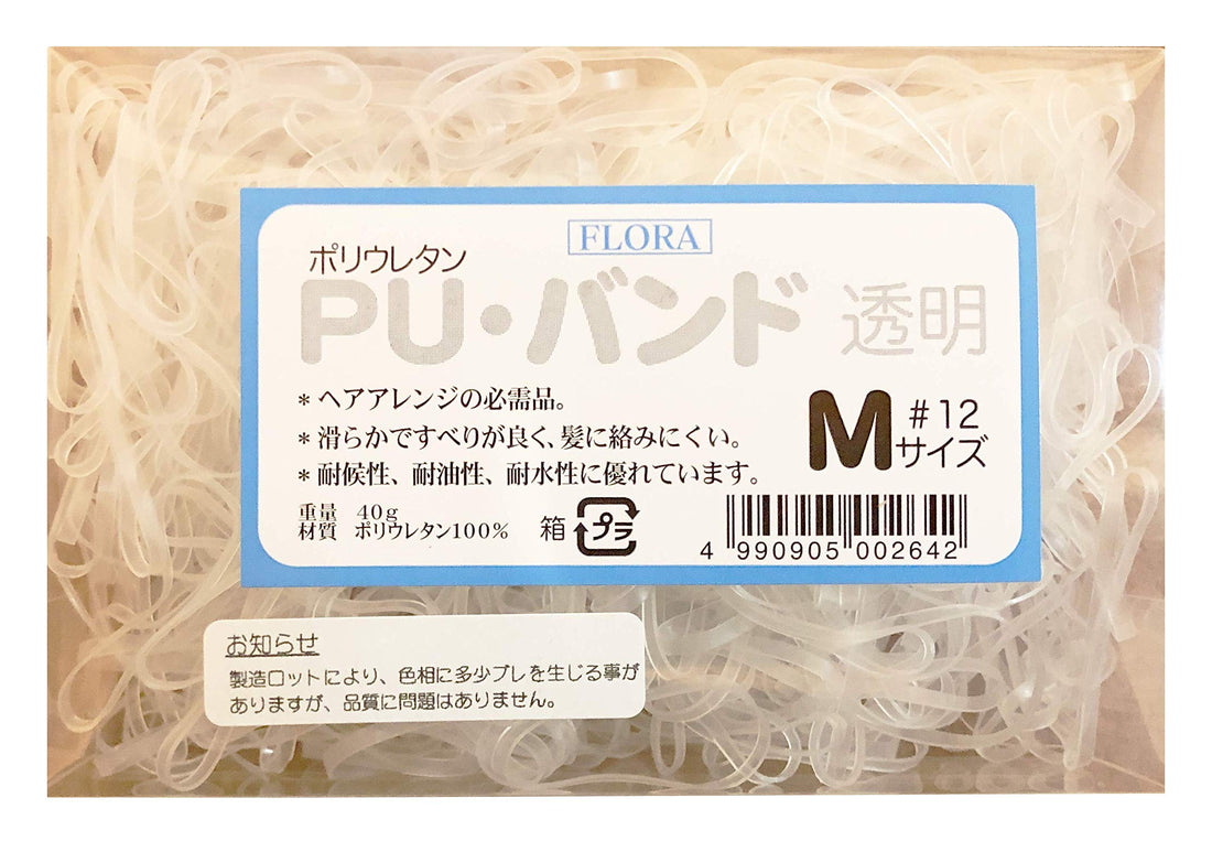 Roreru PU Band No.12 Clear Hair Styling Accessory 40g