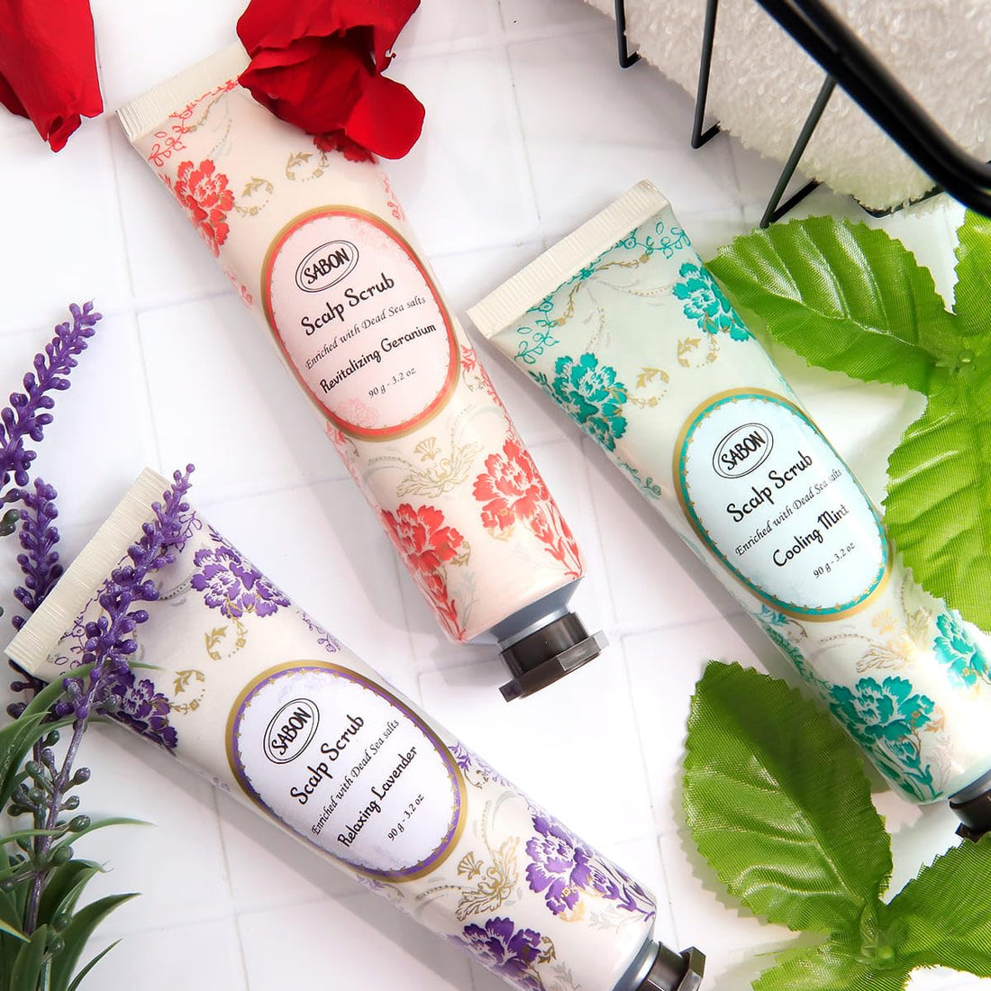 SABON Replenishing Head Scrub Geranium 90g