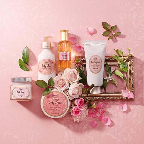 SABON Silky Body Milk Green Rose 200mL for Moisturizing