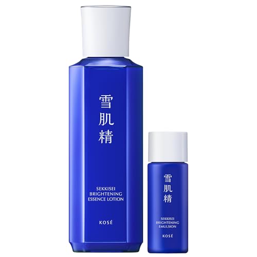 Sekkisei Medicated Brightening Essence Lotion Kit, Lotion 200mL + Emulsion 12-Day Supply