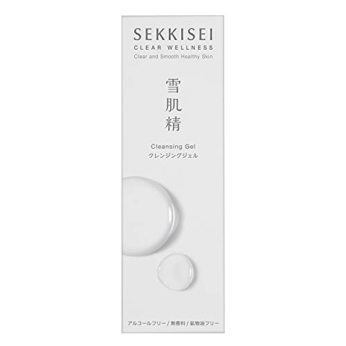 Sekkisei Clear Wellness Cleansing Gel 140g for Gentle Makeup Removal