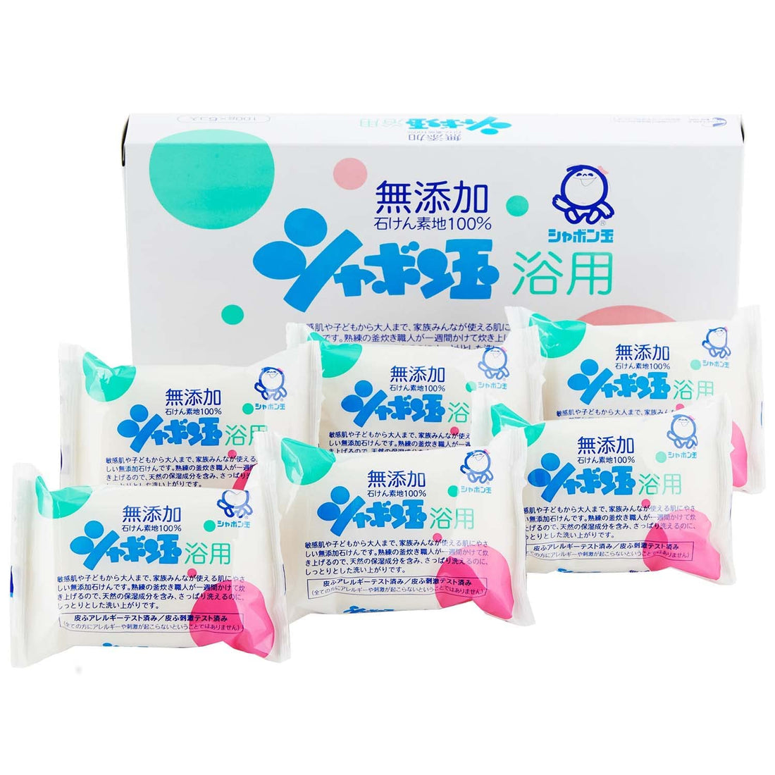 SHABONDAMA SOAP 100% Natural Soap Base for Body Hair and Face 100g