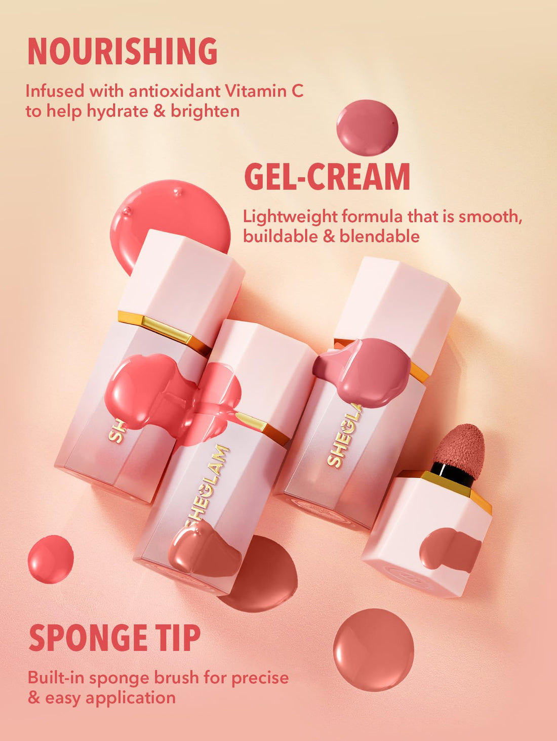 SHEGLAM Liquid Blush Matte Makeup Texture 0.34 oz Cutie Pie