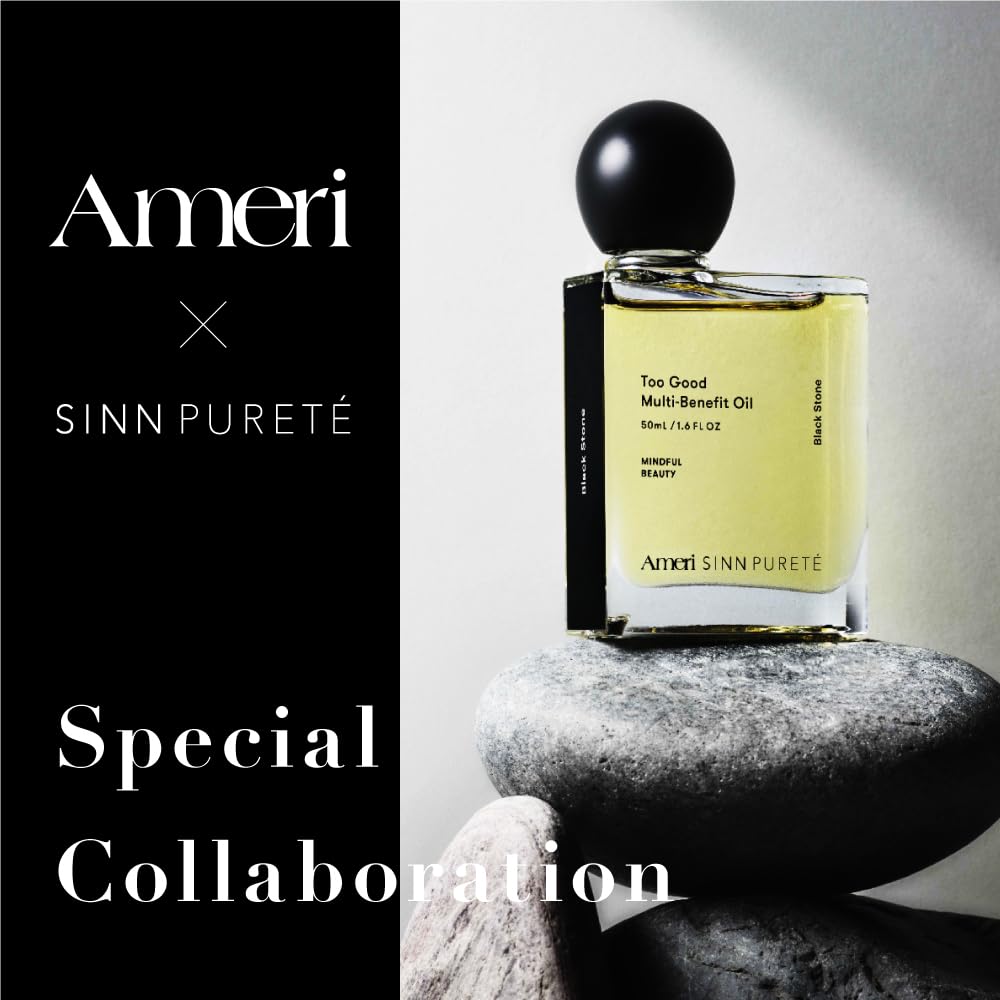 SINN PURETÉ AMERI × SINN PURETÉ Too Good Multi-Benefit Oil, Black Stone 50mL