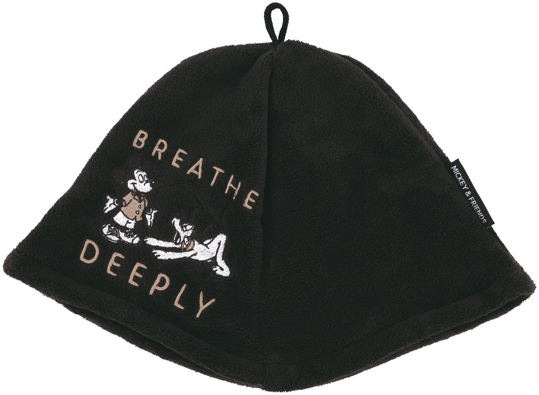 Skater Sauna Hat Sauna Cap Head Circumference 64cm Quick Drying with Loop Disney Mickey & Friends BSHT1