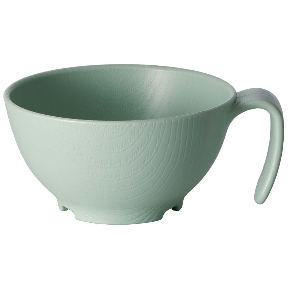 Skater Easy Grip Soup Bowl 340ml Green with Handle for Microwave and Dishwasher