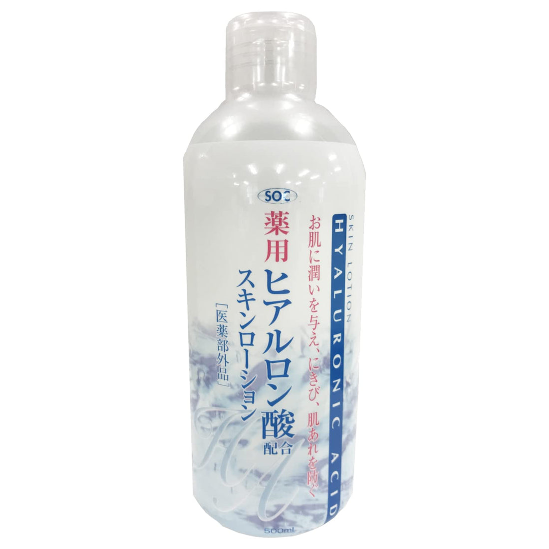 SOC Hyaluronic Acid Skin Lotion 500mL for Hydration