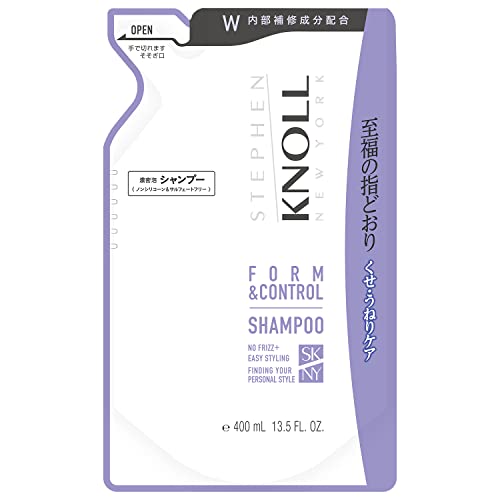 STEPHEN KNOLL Form Control Shampoo Refill 400ml Frizz Wave Coarseness Amino Acid Non-Silicone