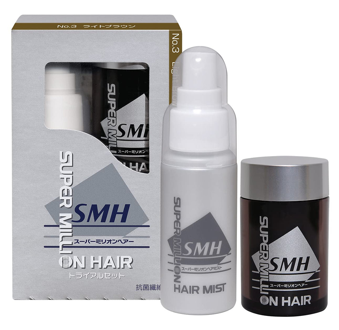 Super Million Hair Trial Set No.3 Light Brown (Super Million Hair 10g + Super Million Hair Mist 60mL)