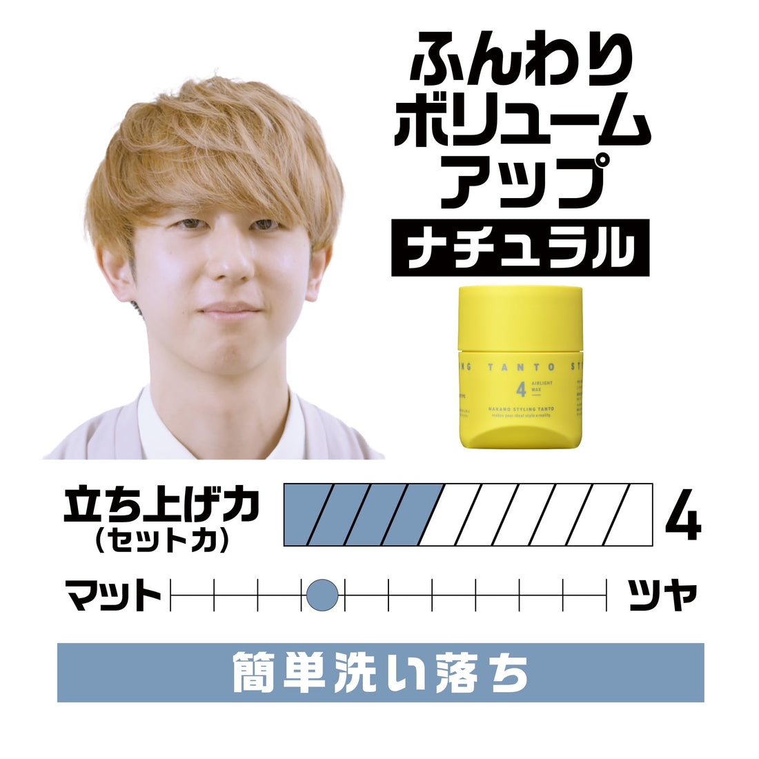 Tanto Air Light Wax 90g for Lightweight Styling