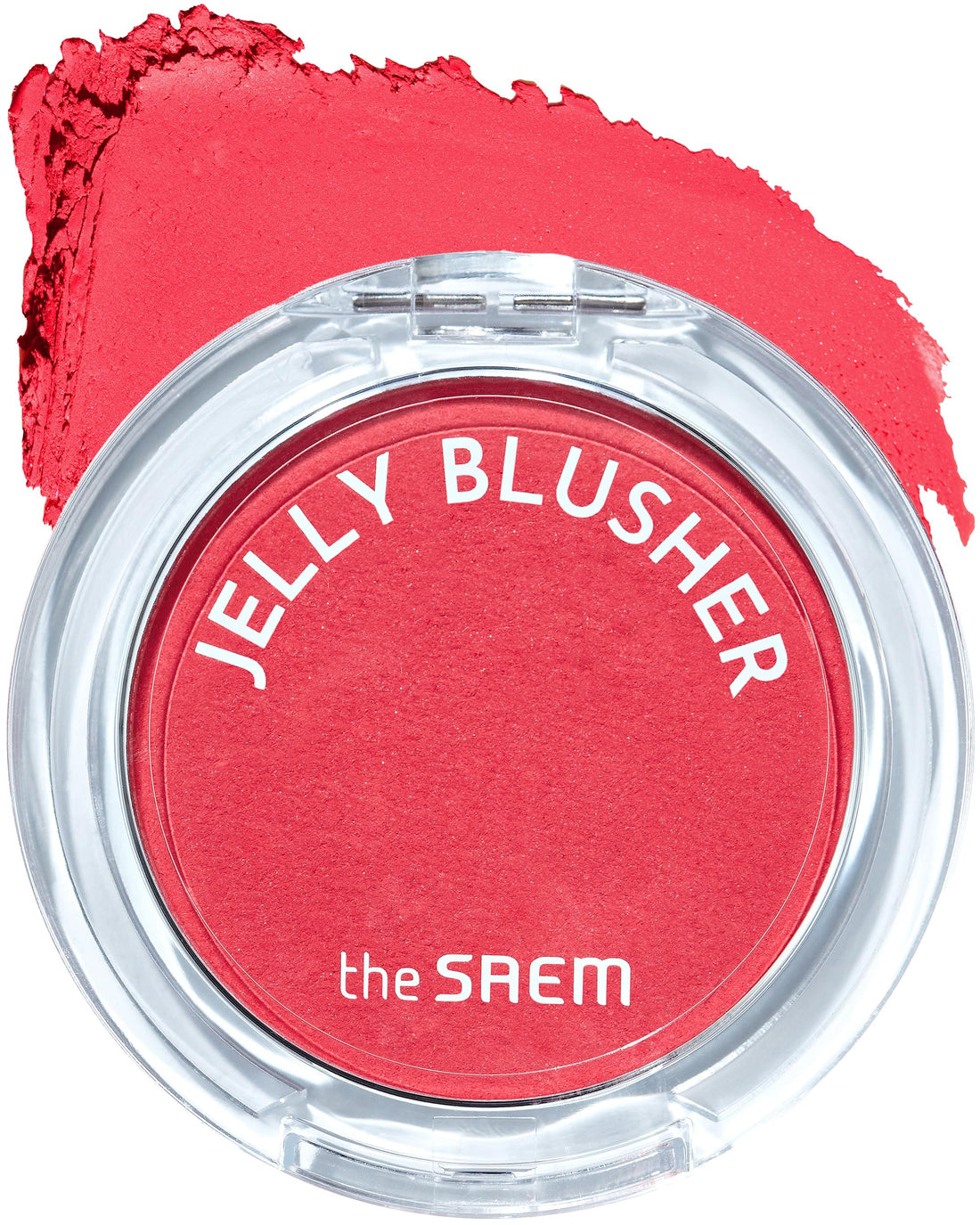 The Saem Jelly Blusher PK02 Scarlet Pink 4.5g Vibrant Color