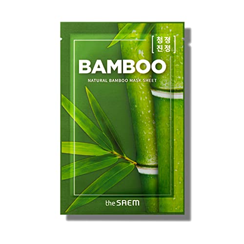 The Saem Official Japan Natural Mask Sheet Bamboo 0044 1 Sheet Face Pack Face Mask Beauty Mask Korean Cosmetics