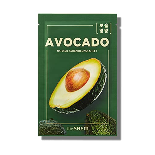 The Saem Masque en Tissu Naturel Avocat 1 pièce pour une peau douce