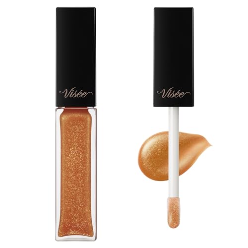 Visee Essence Lip Plumper Sheer Orange 5.5mL Moisturizing Gloss