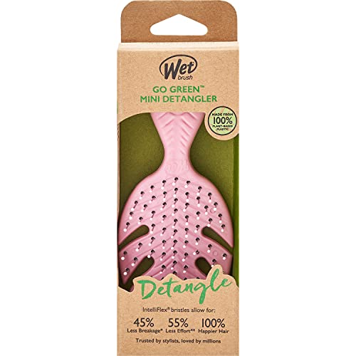 Wet Brush Mini Detangler Eco-Friendly Pink