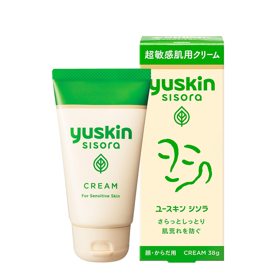 Yuskin Shiso Cream 38g Fragrance-Free Moisturizer for Gentle Care