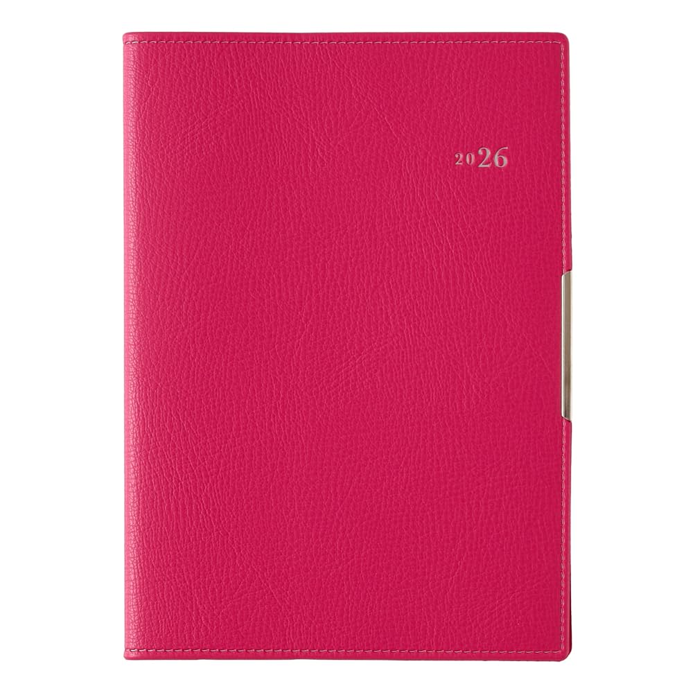 JMAM B6 Monthly Planner 2026 - Ivory, Red & Lavender Pink Options