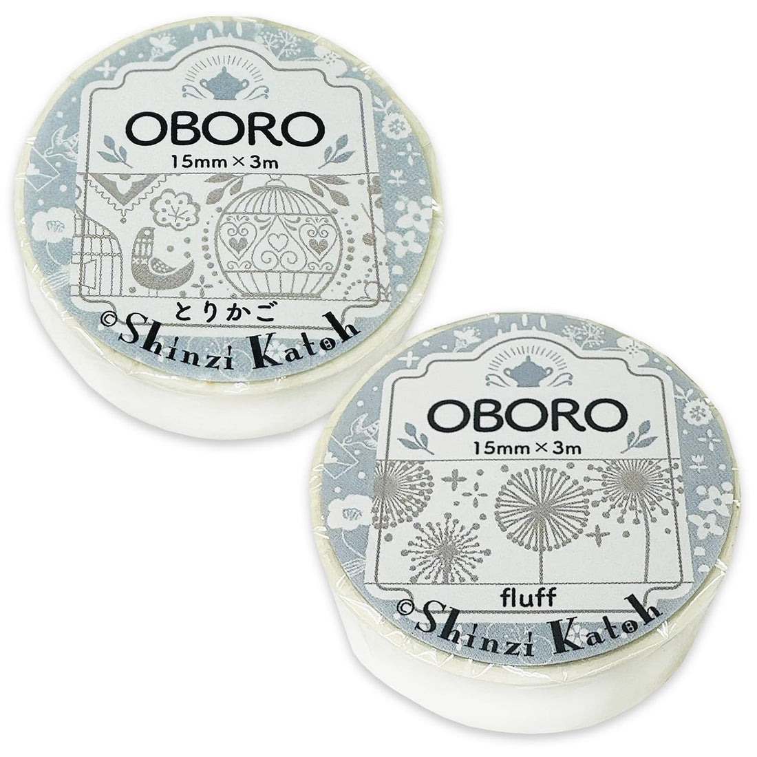 Shinzi Katoh Masking Tape Set with Unique Designs 3m Roll