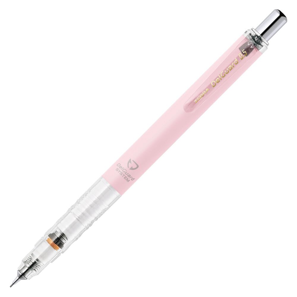 ZEBRA DelGuard Mechanical Pencil 0.5mm Soft Pastel Colors