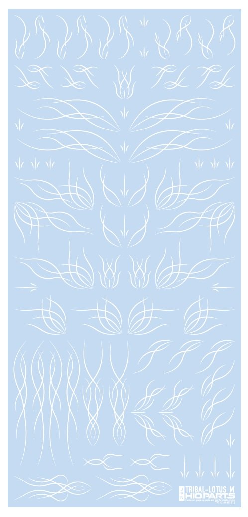 HiQparts Tribal Lotus Decorative Sticker & Sheet Mask