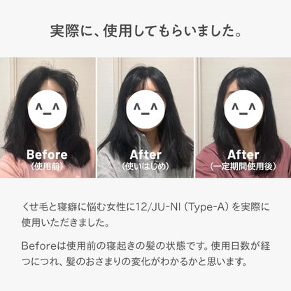 12/+= JU-NI Trial Set Shampoo and Conditioner Moist Type A 60ml