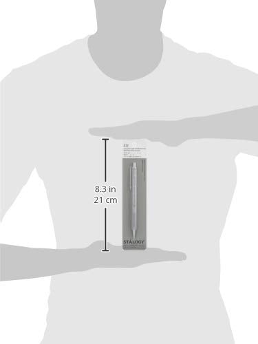 Nitoms STALOGY Oil-Based Ballpoint Pen 0.7mm Low Viscosity Gray