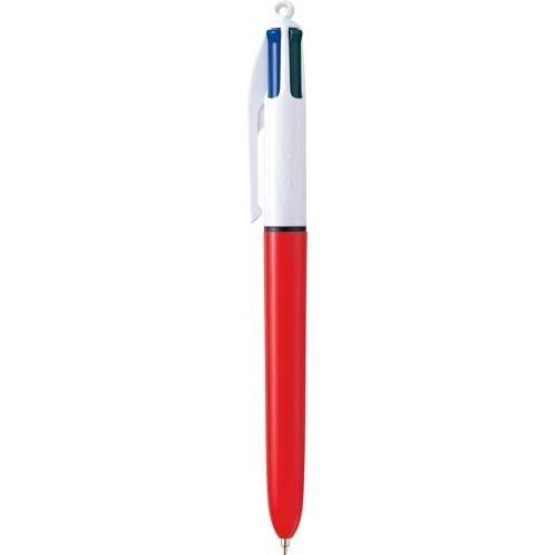 Bic 4-Color Ballpoint Pen Orange Barrel 0.7mm