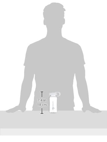 CAPTAIN STAG Water Bottle 550ml with Rice Measurement White