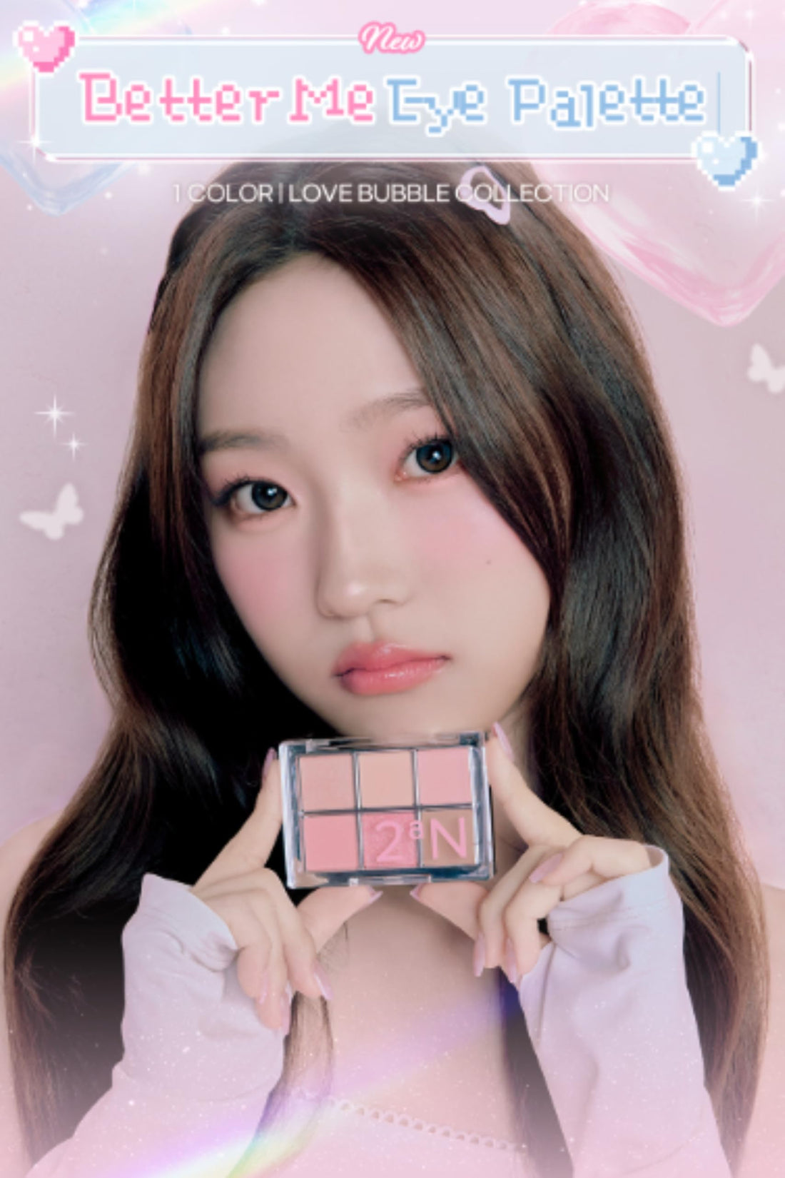 2aN Better Me Eye Palette 16 Bubble Candy for Vibrant Makeup Looks