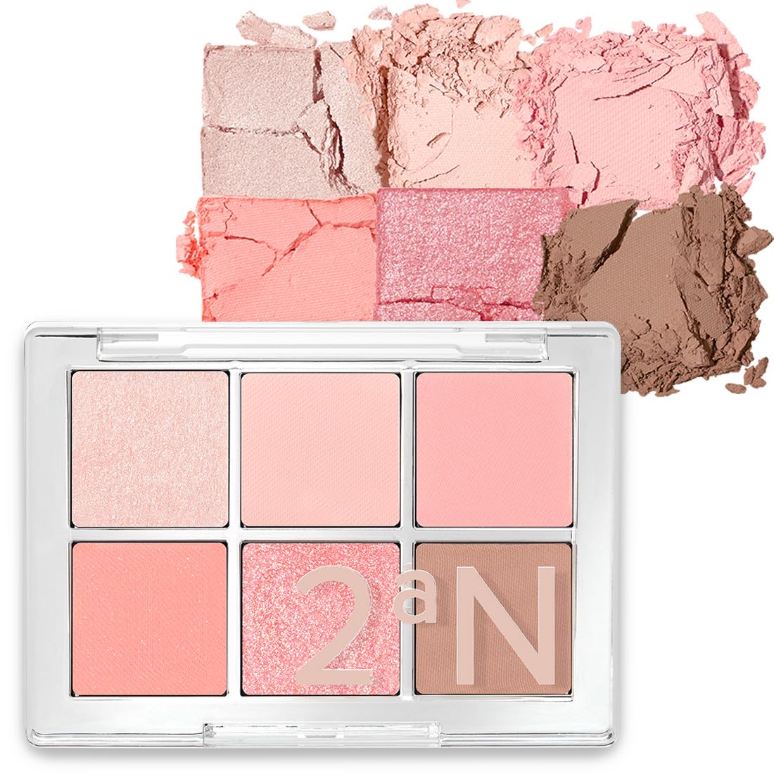 2aN Better Me Eye Palette 12 Bubble Gum for Vibrant Eye Looks