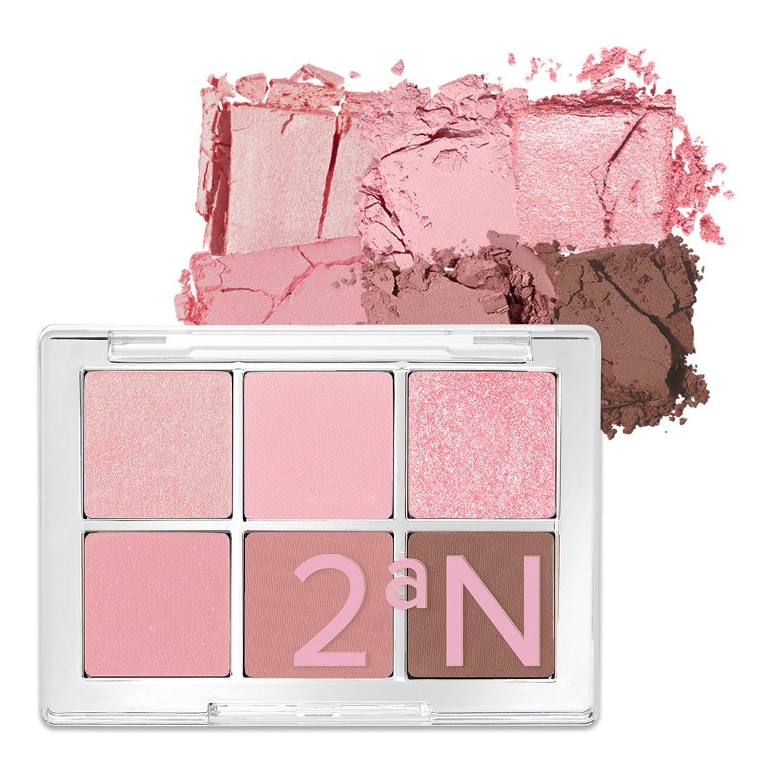 2aN Strawberry Mochi Eye Palette for Vibrant Korean Makeup
