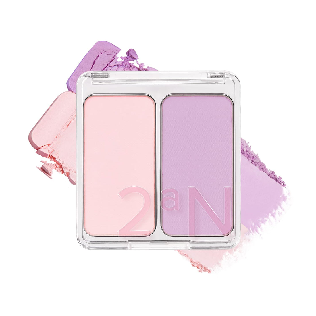 2aN DUAL CHEEK 01 COTTON CANDYVIOLET for a Fresh Glow