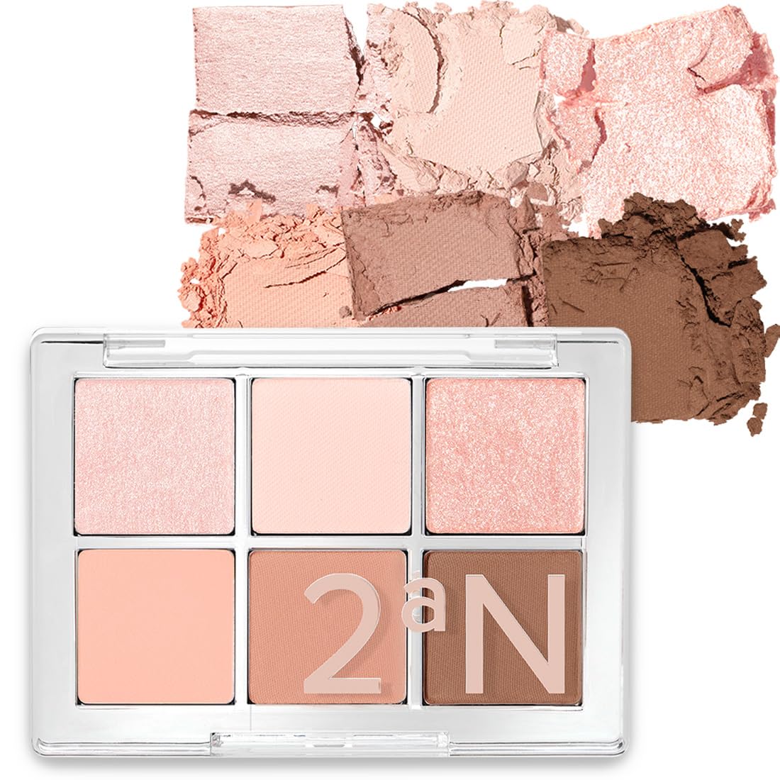 2aN Eye Palette for Natural Looks with 10 Shades