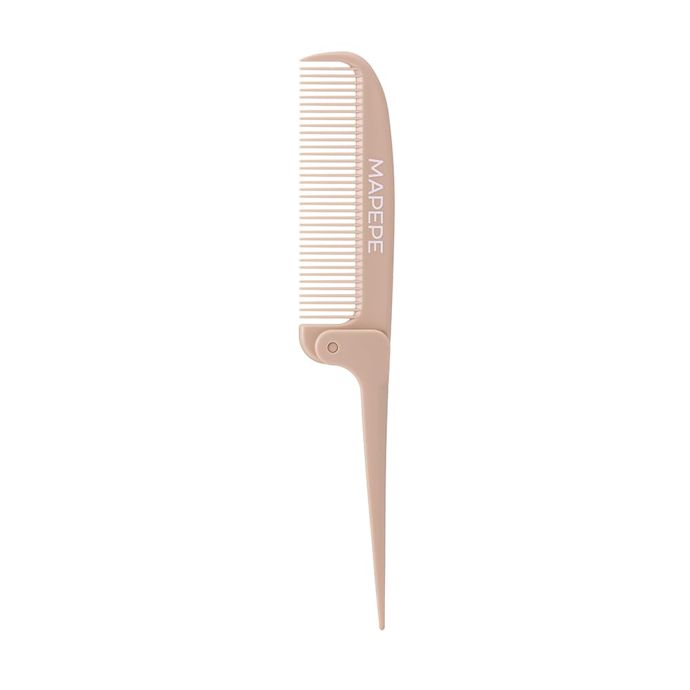 MAPEPE Compact Pocket Comb Latte Beige for Effortless Styling
