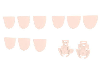 KOTOBUKIYA Mega Man Device M.S.G 04 Face Set Skin Color B 19mm