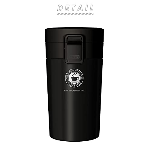 Asvel Stainless Steel Vacuum Insulated Travel Tumbler 290ml Black