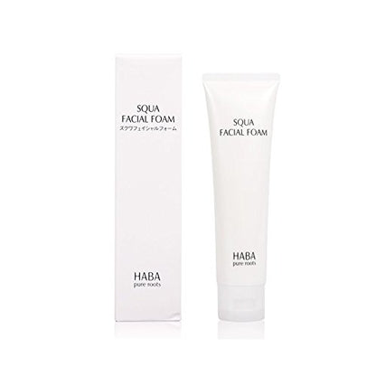 HABA Squafacial Foam 100g Gentle Cleansing Foam for Japanese Skincare