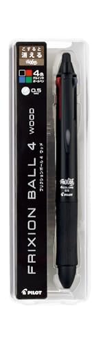 PILOT Friction Ballpoint Pen 0.5mm Black with Wood Finish