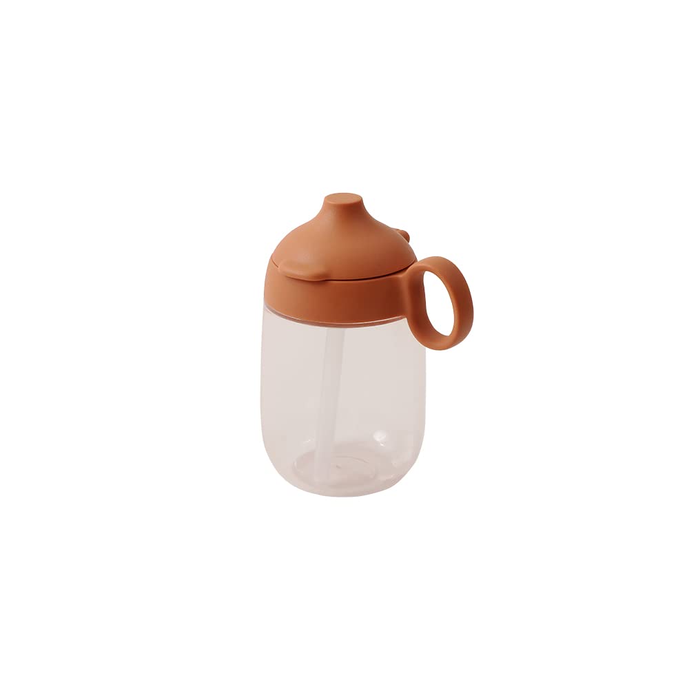 KINTO BONBO Straw Mug 260ml Orange for Kids Dishwasher Safe