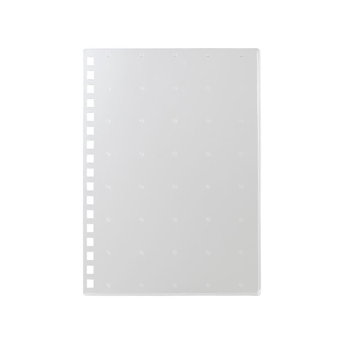 Lihit Lab Customizable Open Ring Notebook Pocket Size A6 Crystal
