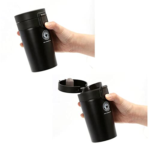 Asvel Stainless Steel Vacuum Insulated Travel Tumbler 290ml Black