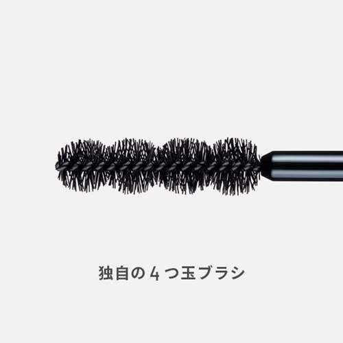 FAIRYDROPS Quattro Rush Mascara Curl Keep Magic Film Type Ruby Brown