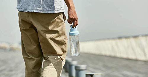 KINTO To-Go Bottle 480ml White with Straw Lightweight Design
