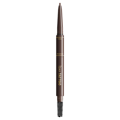 K-Palette Three Way Eyebrow Pencil Cocoa Brown Waterproof 0.1g