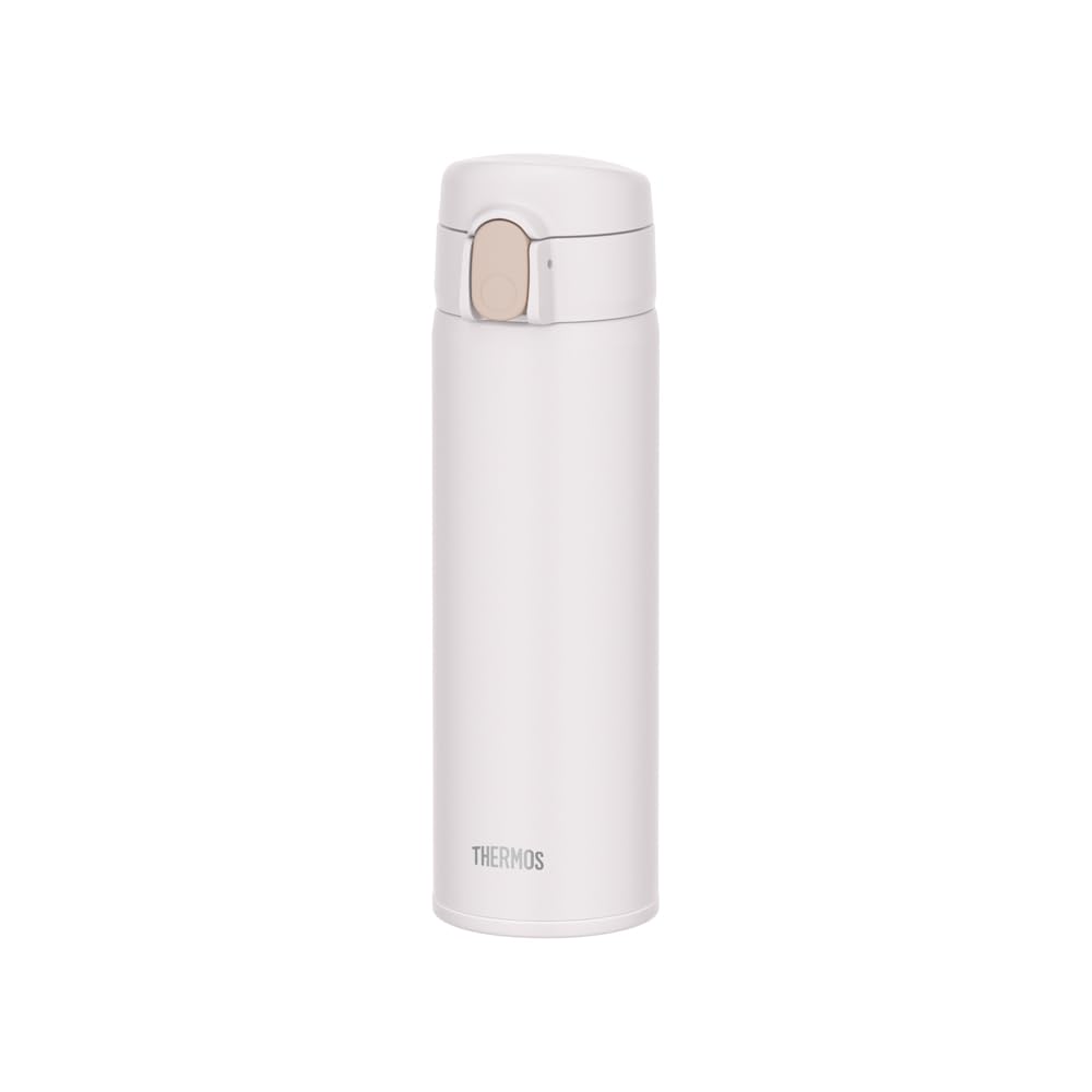 THERMOS Vacuum-Insulated Straw Bottle, White 510ml