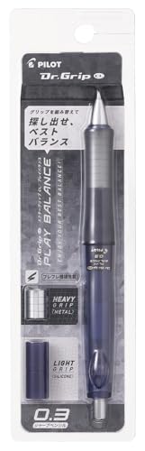 PILOT Dr. Grip CL Play Balance Mechanical Pencil, 0.3 mm, Clear Navy, HDGCL70R3CNV