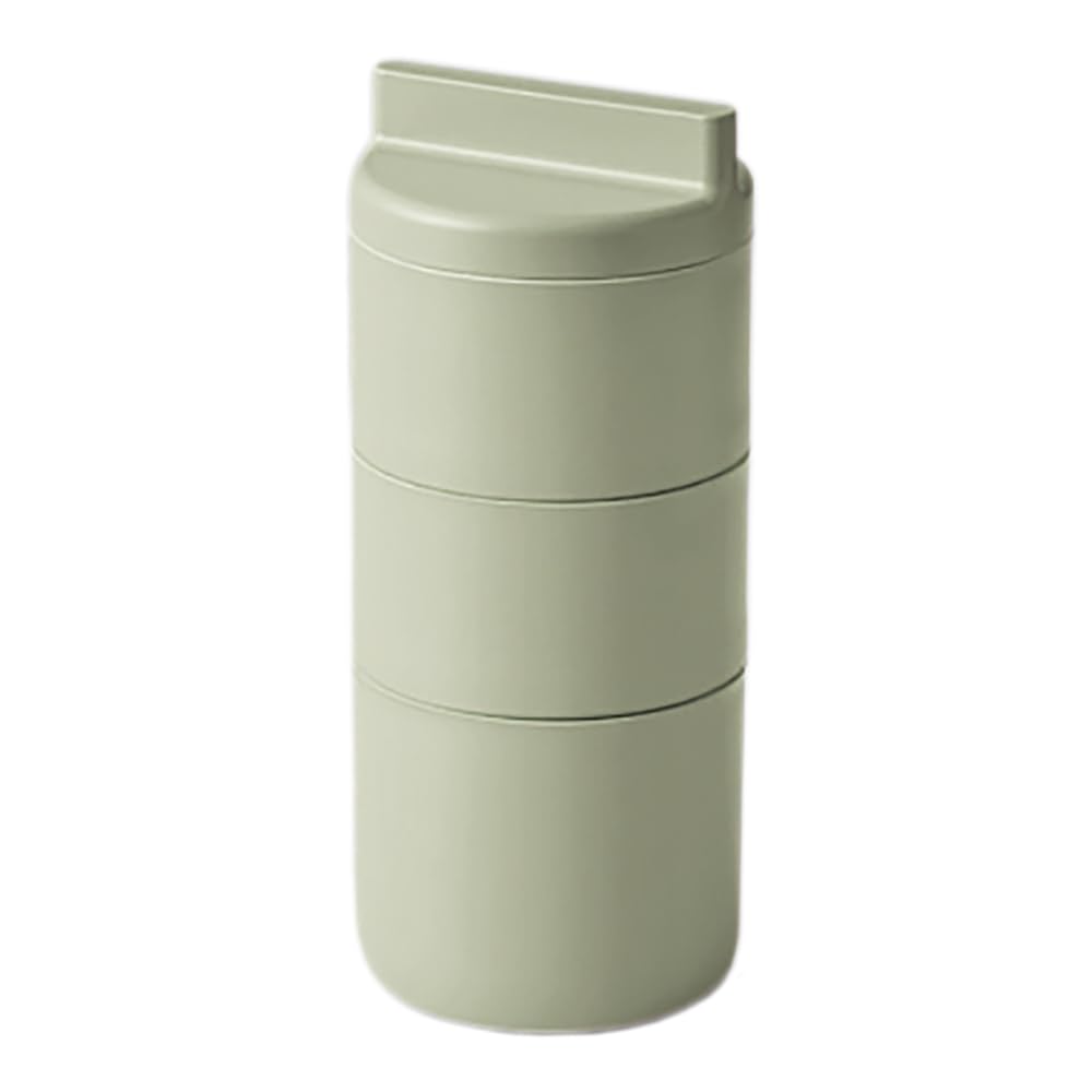 TAKENAKA Bento Box Tutu Three-Tier Lunch Box in Khaki 160ml and 280ml