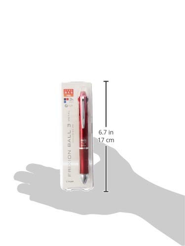 PILOT Friction Ball 3 Metal 0.5mm Red Gel Pen