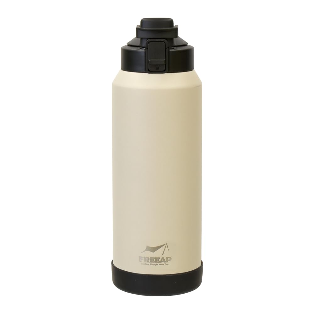 FREEAP Insulated Water Bottle One-Touch 1.1L for Outdoor Use